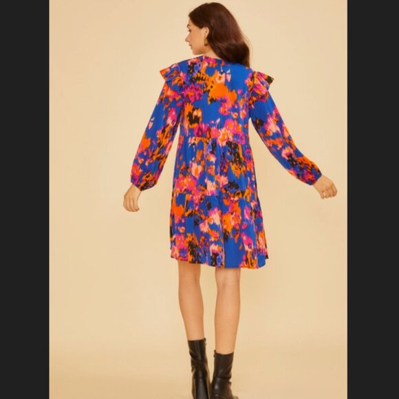 Abstract Royal Frilled Mini - Picture 3 of 3